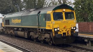 Double Freightliner/ sand train crossover! 4L87 meets 6E86 at Lea Road 28/1/2025