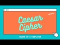 codeFumble | Caesar Cipher - Algorithm (JS)