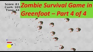 Zombie Survival Game Part 4 - with Greenfoot - Java Game Programming Tutorial