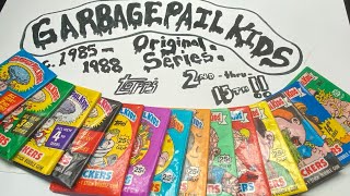 Garbage Pail Kids Original Series 2 - 15: 🔥Opening  Packs from 1985 - 1988🔥