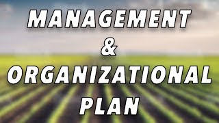 Rutgers Ultra-Niche Crops | Business Plan Videos | Management \u0026 Organizational Plan