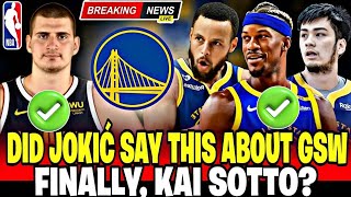 BREAKING! Golden State Warriors Sign Kai Sotto? Jokić's Reaction Shocks the NBA! #KaiSotto.