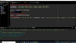 Using floor division & modulus in python
