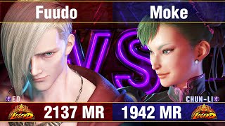 【スト6】ふ～ど vs もけ (エド vs チュンリー/春麗) SF6 Fuudo vs Moke (Ed vs Chun li)