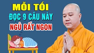 Mỗi Tối Khó Ngủ Đọc 9 Chữ Này Được Phật PHÙ HỘ Tai Qua Nạn Khỏi, Ngủ Rất Ngon   Thầy Thích Pháp Hòa