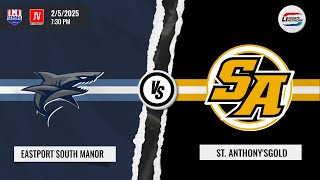 SCHSHL Junior Varsity Hockey | Eastport South Manor vs St. Anthony's Gold