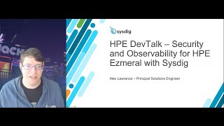 Security and Observability for HPE Ezmeral with Sysdig