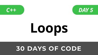 Day 5: Loops - 30 Days of Code HackerRank Solutions