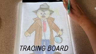 Ultra Thin Adjustable Tracing Pad for Artists & Kids - A4 LED Light Box