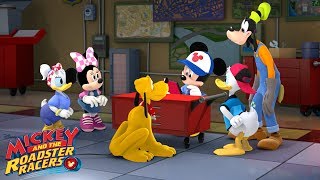Mickey's Garage 🚗 | Music Video | Mickey and the Roadster Racers | @disneyjunior