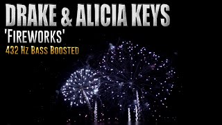 Drake- Fireworks Ft. Alicia Keys | Thank Me Later Remaster (Lyric Video)(432Hz)[8D Audio]