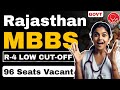 😍 NEET UG🎉 Rajasthan Govt MBBS Round 4 Expected Cut-off 🔥96 Seats Still Vacant 🤫 #neetug #rajasthan