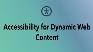 Make JavaScript Generated Dynamic Text Content Accessible for Screen-readers