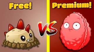 Plants vs Zombies 2 Mod Explode O Nut VS Primal Potato Mine Free vs Premium Primal PVZ 2 Overview