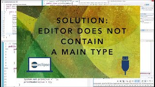 Error:Editor does not contain main type error in java eclipse-[Resolved]