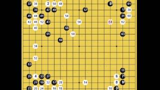 囲碁棋譜再現　日本ナショナルチーム強化対局　黒：六浦雄太　vs 白：呉柏毅