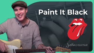 Paint It Black | * Accurate * Guitar Lesson