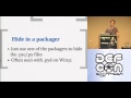 DEFCON 18: pyREtic: In memory Reverse Engineering for Obfuscated Python Bytecode 2/3