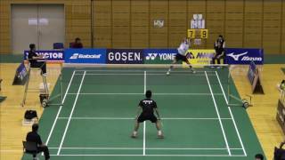 常山 明良（三菱自動車京都） vs 奈良岡 功大（浪岡高校） MS 準々決勝 ランキングサーキット2017