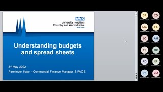 Demystifying NHS Finance - Understanding Budgets and Spreadsheets - May 2022