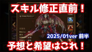 スキル修正直前、予想と希望はこれ！2025/01ver前半【Summoners War | サマナーズウォー】