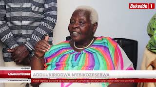 Agabuutikidde:  Aga wano na wali  Namukadde ow'emyaka egisukka mu 90 ayambiddwa