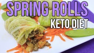 How to Cook Healthy Keto Spring Rolls - Low Carb and Easy Recipes Weightloss