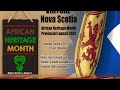 African Heritage Month - Virtual Provincial Launch for Nova Scotia