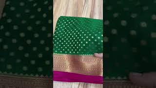 Pure Mysore crepe silk saree