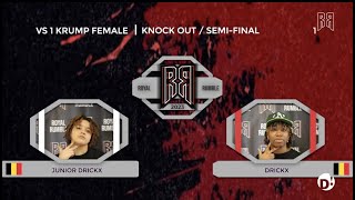 ROYAL RUMBLE 7 - TOP 4 KRUMP FEMALE / JUNIOR DRICKX VS DRICKX