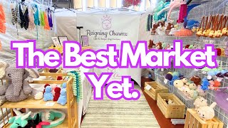 This Was the BEST Market EVER! Crochet Market Vlog | How Much I Made | Best Sellers