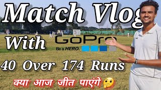 😍 My First Match Vlog With GoPro Helmet Camera | Cricket With Vishal Match Vlogs