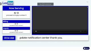 Queue Management system Quick Video Guide