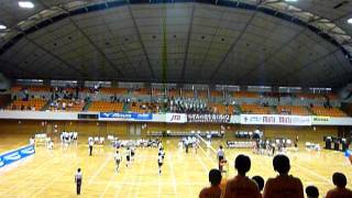 私学バレー女子決勝戦：下北沢成徳が東京都市大学塩尻を征する2011