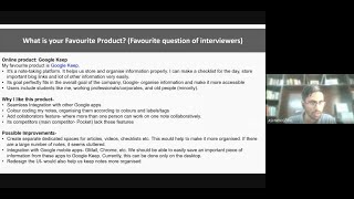 What is your favourite product? | Types of Product interview questions-2 | PM102
