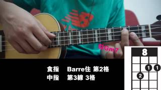 [Ukulele教學] Beyond 早班火車 INTRO + VERSE