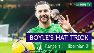 Martin Boyle's Hampden Hat-Trick | Rangers 1 Hibernian 3 | Premier Sports Cup