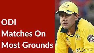 Top 10 Players Who Played ODI Matches on Most Grounds
