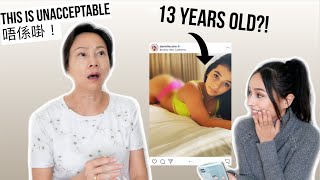 STRICT Asian Mom Reacts To Danielle Cohn's Instagram!