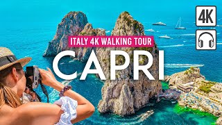 Capri 4K Walking Tour (Italy) - 3h Tour with Captions & Immersive Sound [4K Ultr