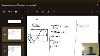 Construct Sinusoidal Functions ex 1