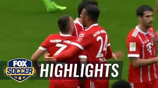Mats Hummels header puts Bayern in front vs. Hertha Berlin | 2017-18 Bundesliga Highlights
