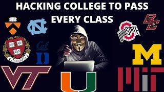 How To Pass EVERY CLASS IN COLLEGE | Hacking College With Python