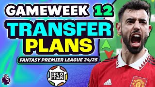 FPL GW12 MY TRANSFER PLANS! | Fantasy Premier League 2024/25