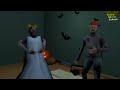 rich granny vs poor granny funny horror school animation 81 100 series in a row