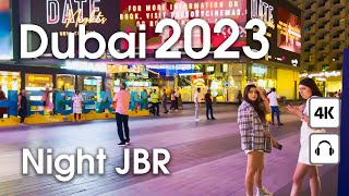 Dubai 🇦🇪 Night JBR (Jumeirah Beach Residence) [ 4K ] Walking tour