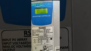 Solar pump fault ⚡ LOSE CON.    rotomag motors rotosol controller issue