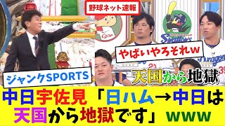 中日宇佐見「日ハム→中日は天国から地獄です」www【ネット反応集】