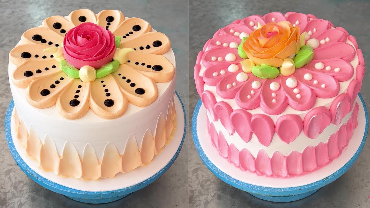 Tutorial To Decorate Cake With Roses In Chantilly Youtube