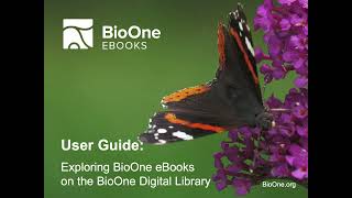 User Guide: Exploring BioOne eBooks